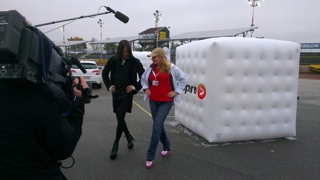 Transparo Chicas Walk mit Jorge