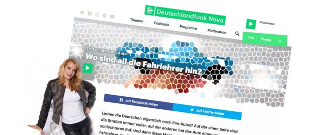 Radiointerview Deutschlandfunk Nova - Nicole Y. Jodeleit